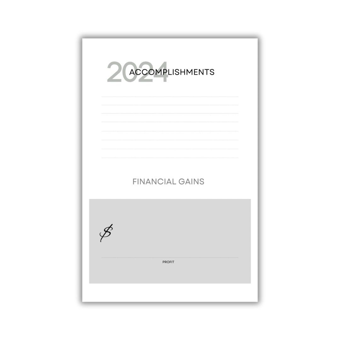 2024 “Think Bigger” Monthly Planner for Entrepreneurs
